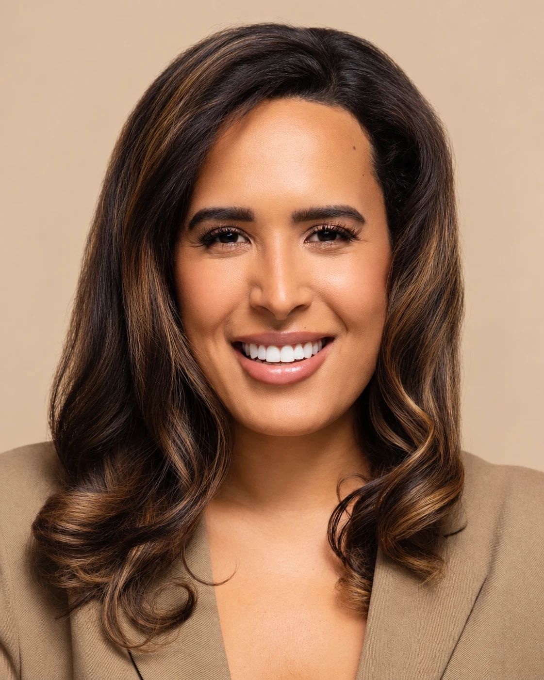 Camille (Cami) Boudreaux, relationship and life coach for women and founder of Fix Your Picker, smiling warmly and making direct eye contact with the camera